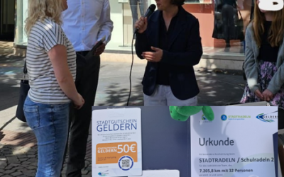 Silber beim Schul-Stadtradeln